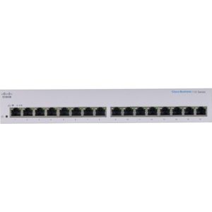 Cisco CBS110-16T-EU — Коммутатор неуправляемый 16xGbE 32 Гбит/с