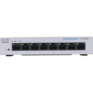 Cisco CBS110-8T-D-EU — Коммутатор неуправляемый 8xGbE 16 Гбит/с
