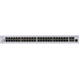 Cisco CBS250-48PP-4G-EU — Коммутатор управляемый L3 48xGbE 4xSFP 104 Гбит/с PoE бюджет PoE 195 Вт