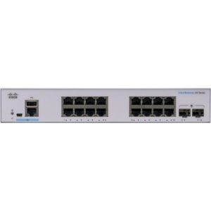 Cisco CBS350-16P-E-2G-EU — Коммутатор управляемый L3 16xGbE 2xSFP 36 Гбит/с PoE бюджет PoE 120 Вт