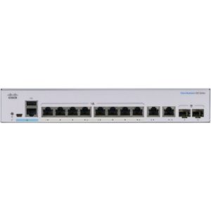 Cisco CBS350-8FP-2G-EU — Коммутатор управляемый L3 8xGbE 2xSFP combo 20 Гбит/с PoE бюджет PoE 120 Вт