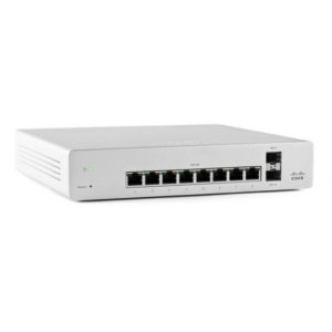 Cisco Meraki MS220-8P-HW — Коммутатор управляемый L2 Gigabit Ethernet, 8 портов, РоЕ
