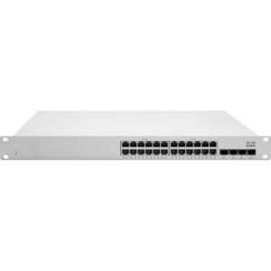 Cisco Meraki MS225-24P-HW — Коммутатор управляемый L3 Gigabit Ethernet, 24 порта, РоЕ