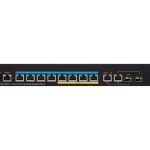 Cisco SG350X-8PMD-K9-EU — Коммутатор управляемый L3 8xGbE 2xSFP combo 36 Гбит/с бюджет PoE 240 Вт